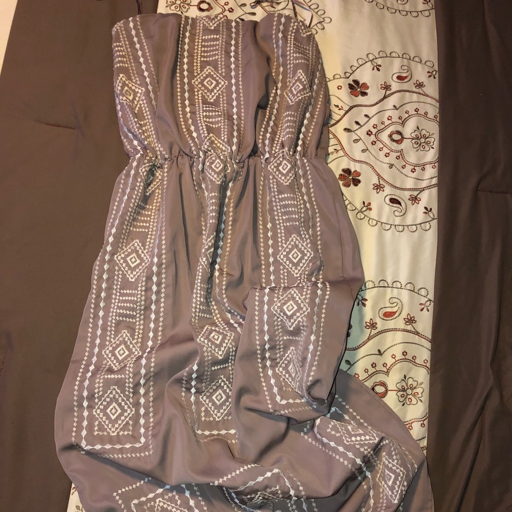 Gianni Bini strapless full length dress